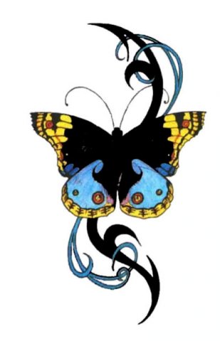 style butterfly tattoo designs. Butterfly Tattoo Design - Dominating the 