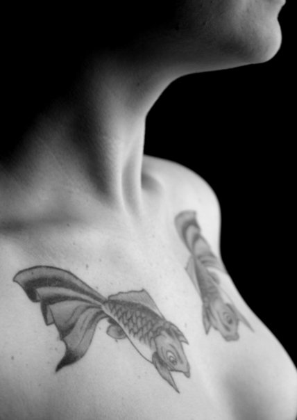 sexy female girl breast tattoos design photos galleries